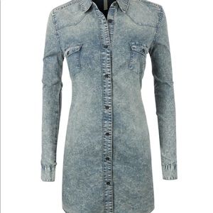Denim Shirt Dress